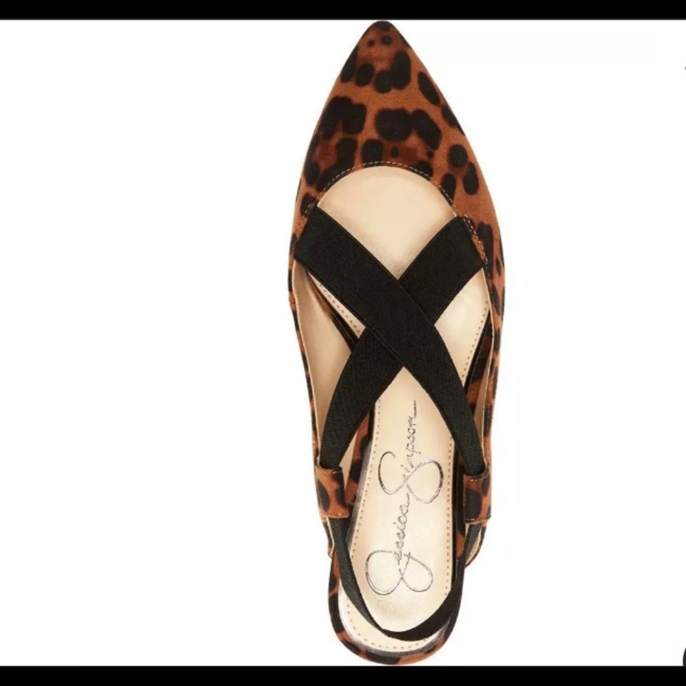 JESSICA SIMPSON | Lurina Leopard Print Flats Sz. 6 - Picture 3 of 16